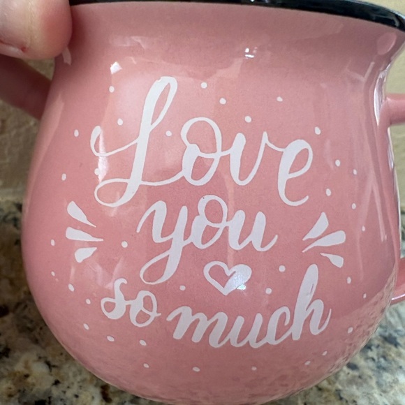 Pink Ceramic Mugs Set - Picture 4 of 5